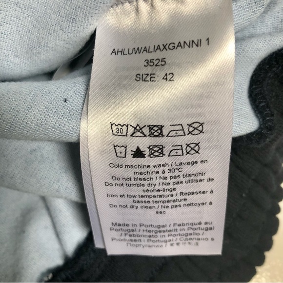 Ganni x Ahluwalia Cloudburst Colorblock Track Jacket size 42 US size 12 M-L-XL - Picture 15 of 16